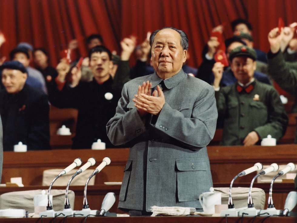 1969年中共九大上的毛泽东