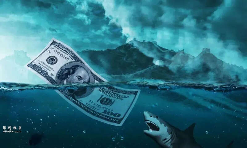 Shark eats dollar
