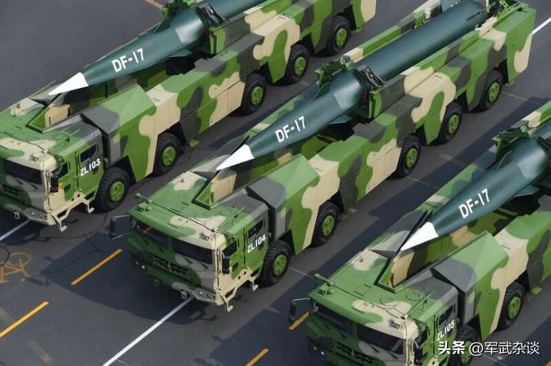 世界上现役的高超音速导弹 中国的DF-17