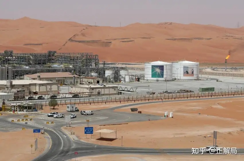 沙特阿美的油田设施