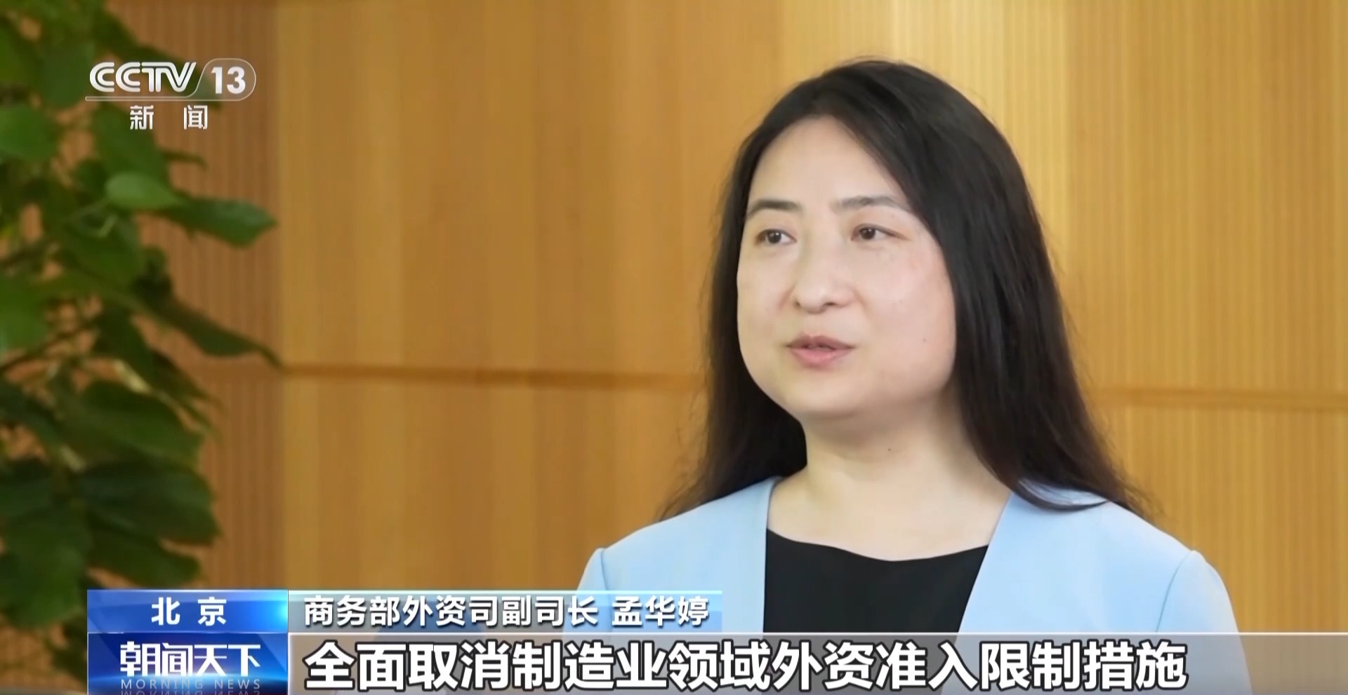 商务部外资司副司长 孟华婷